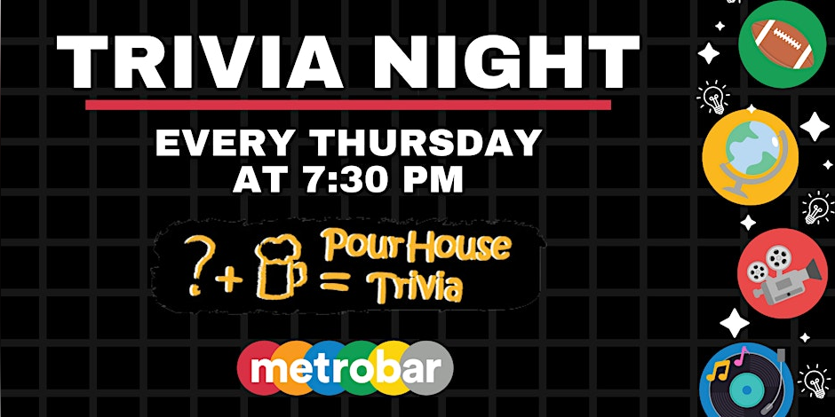 Trivia Night Thursdays: NEW TIME