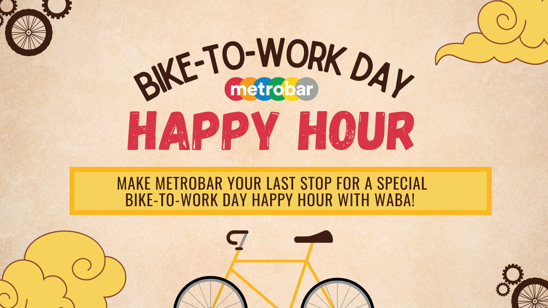 Bike-to-Work Day Happy Hour at metrobar