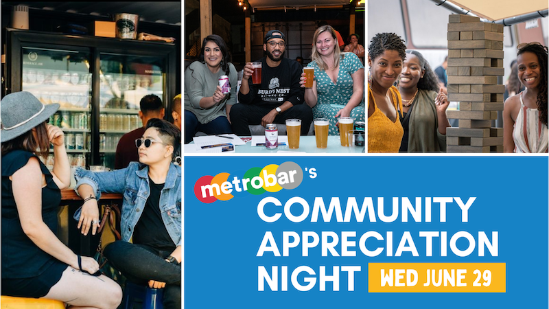 Community Appreciation Night @ metrobar