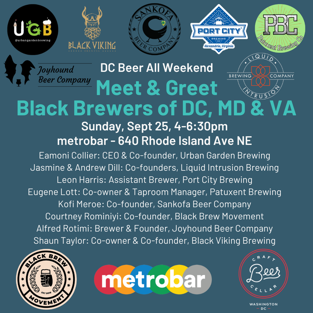 DC Beer Week Meet & Greet: Black Brewers of the DMV
