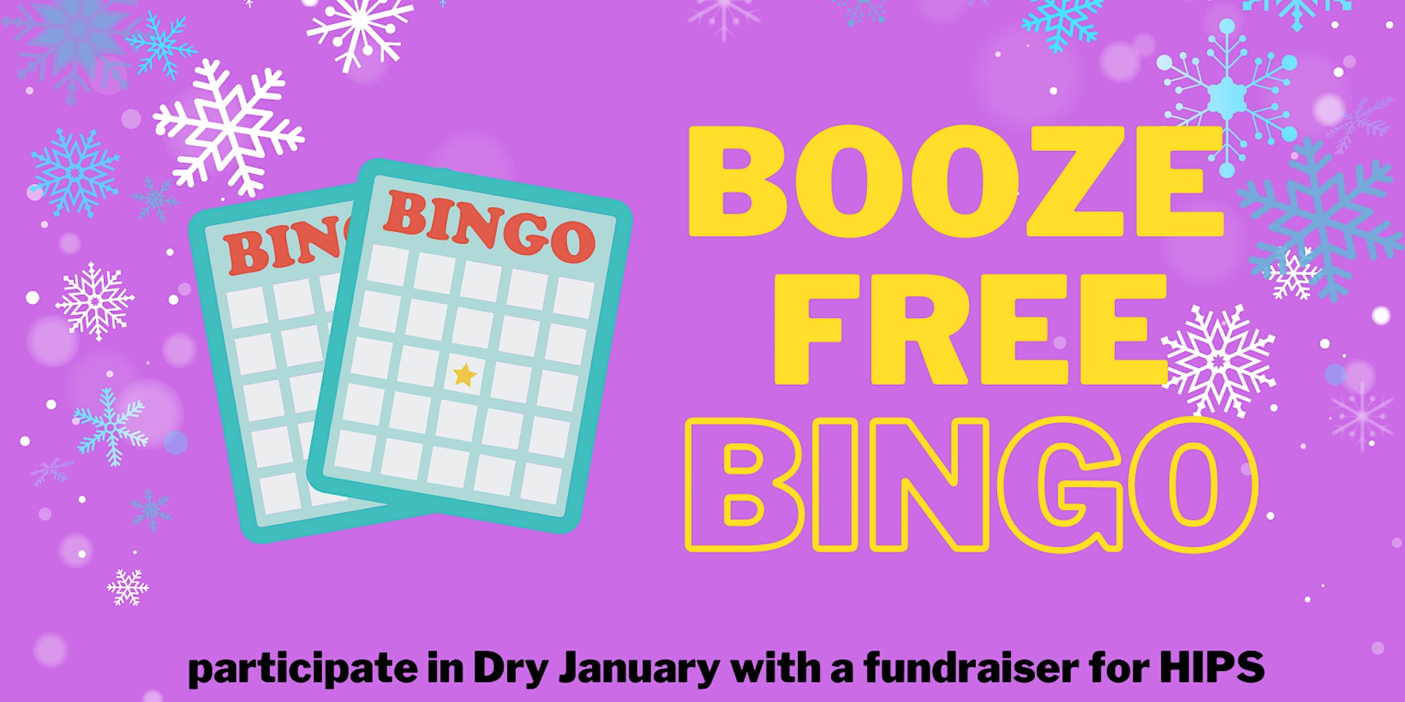 Booze Free Bingo for Dry January