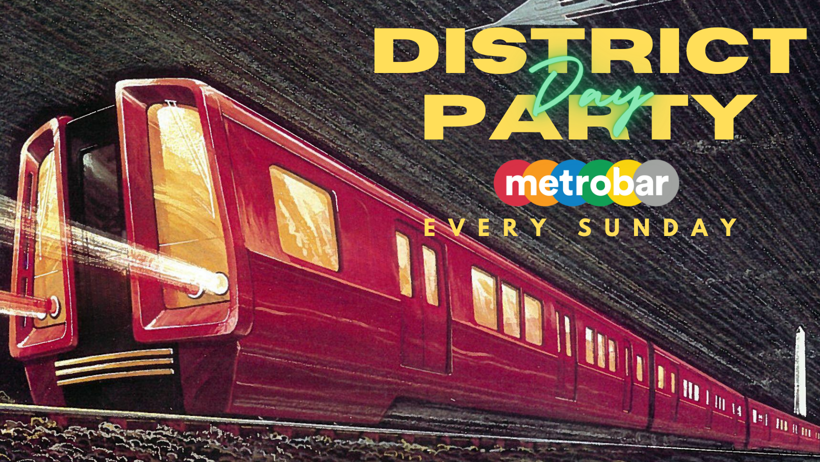 District Day Party: Sunday DJs on the Train