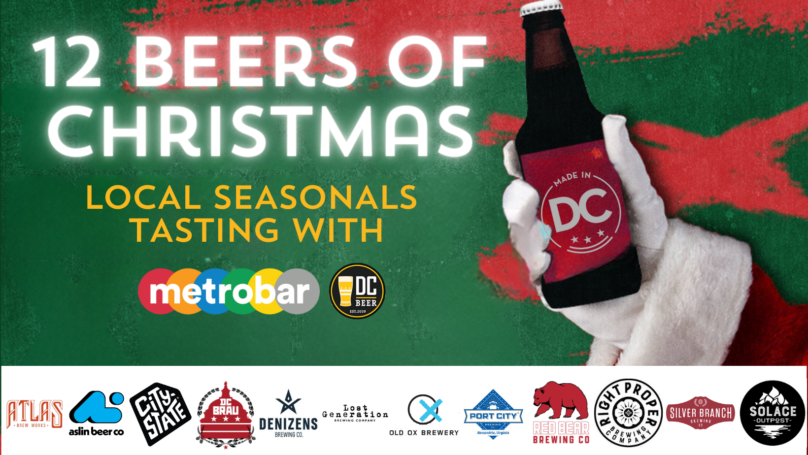 12 Beers of Christmas: A Local Seasonals Tasting with DC Beer