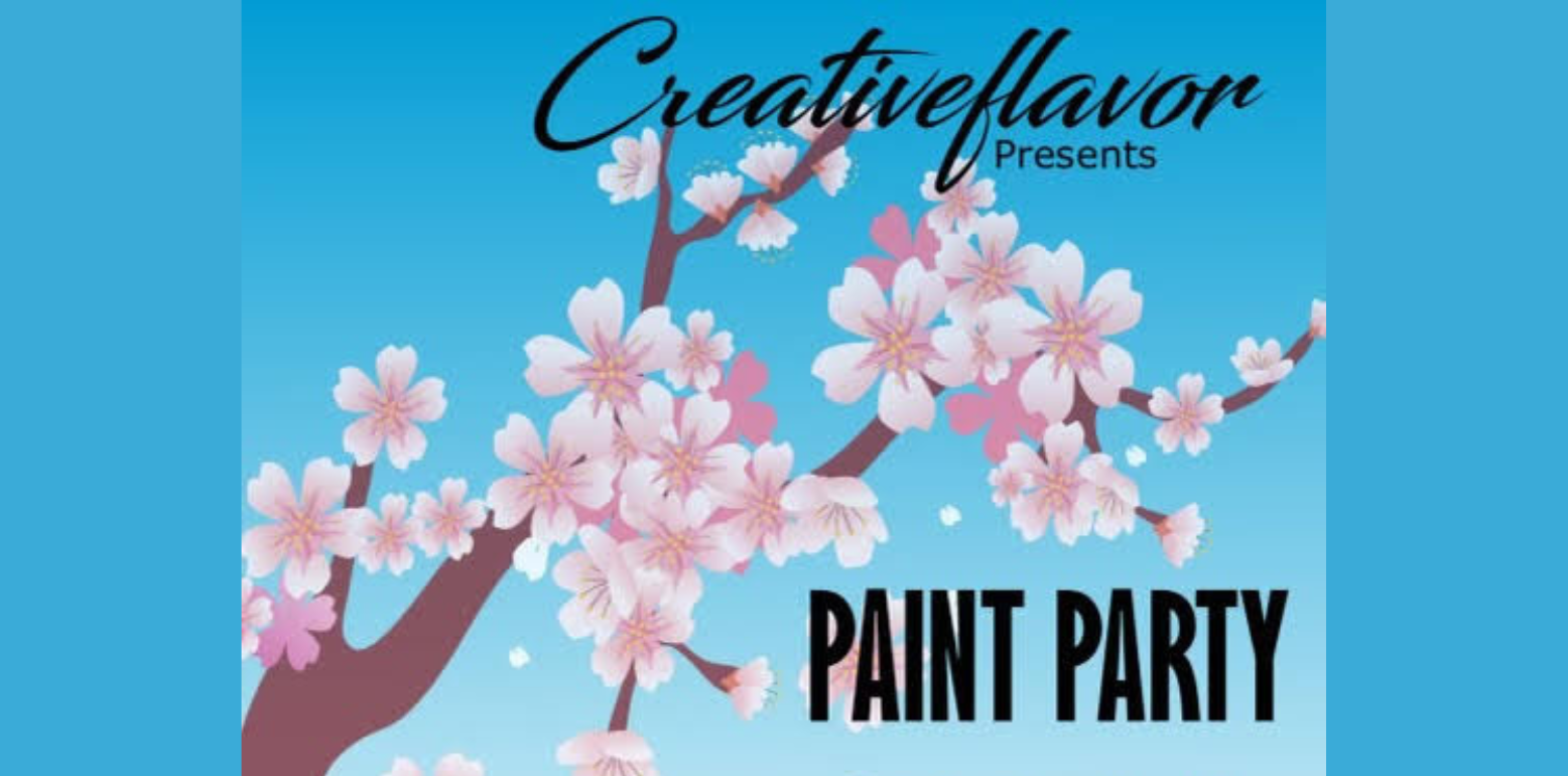 Cherry Blossom Paint Party