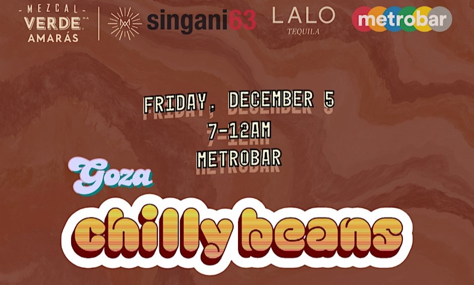 Goza presents: Chilly Beans & Latin Beats with DJ Melina