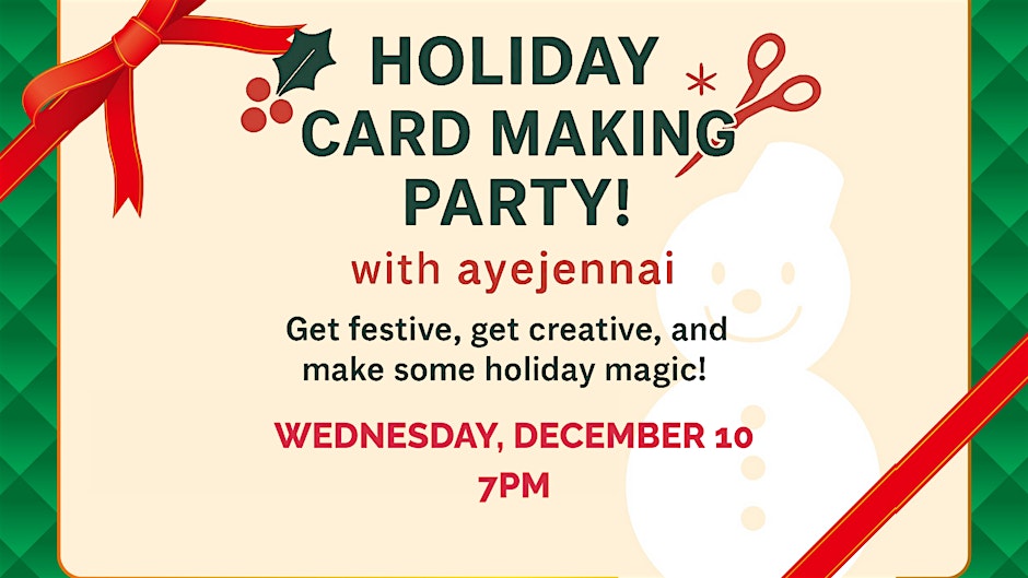 Holiday Card Making Party with DC's ayejennai