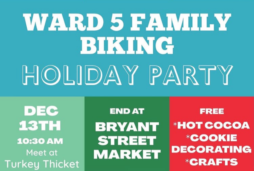 Ward 5 Family Biking: Holiday Party @ Bryant Street