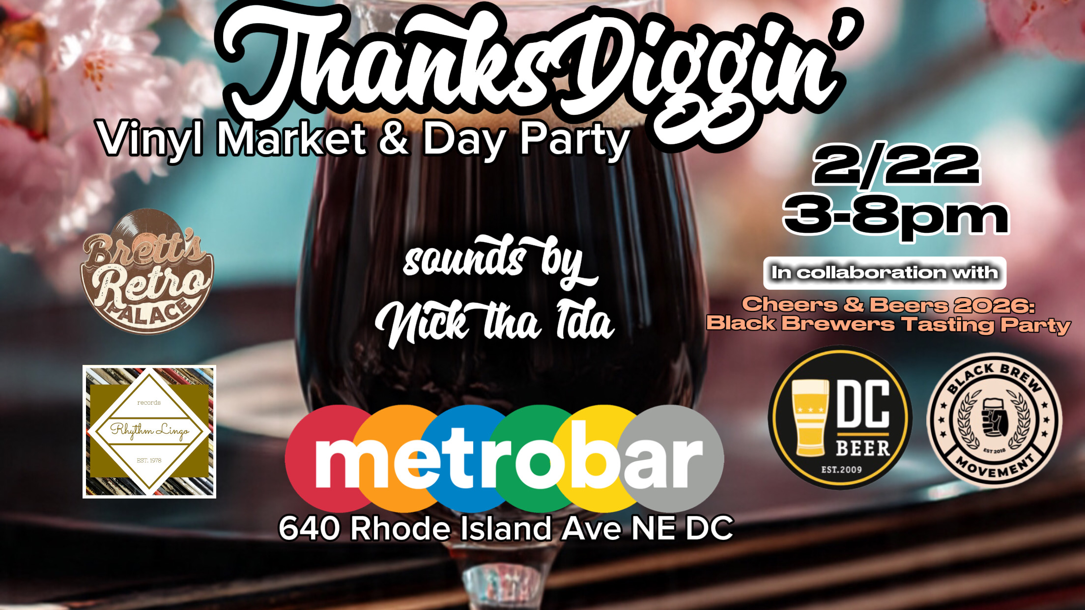 ThanksDiggin' Vinyl Market & Day Party with DJ Nick the 1da